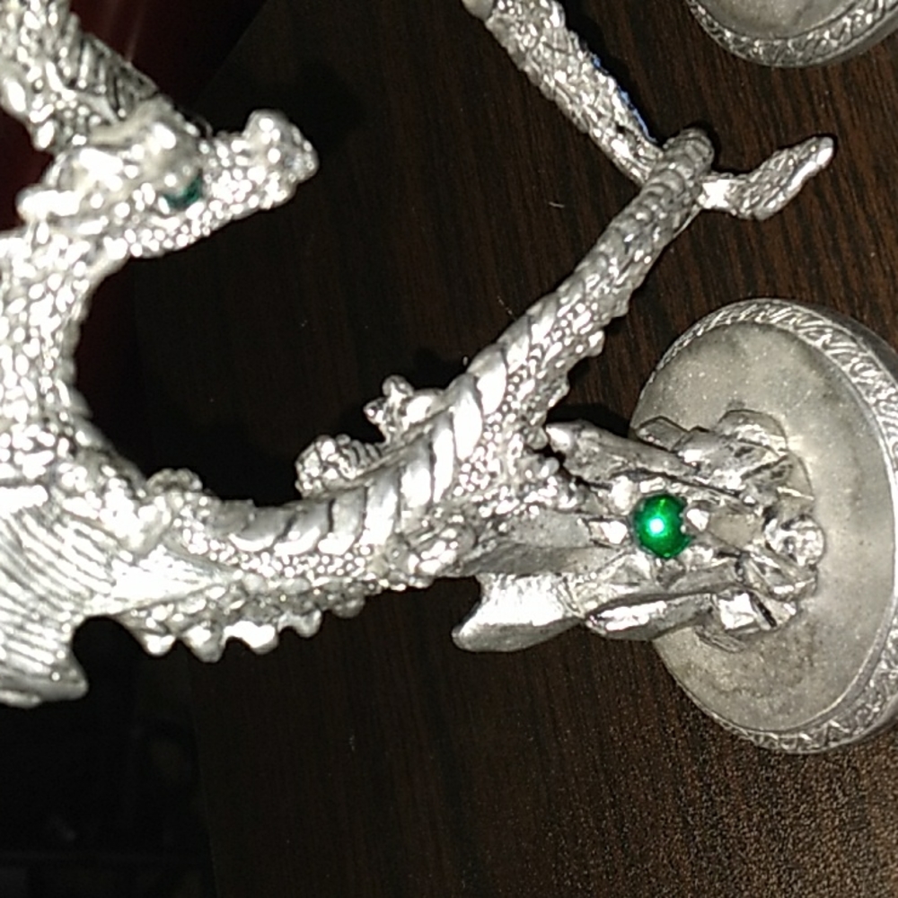 Pewter Dragon flutes - Picture 4 of 6